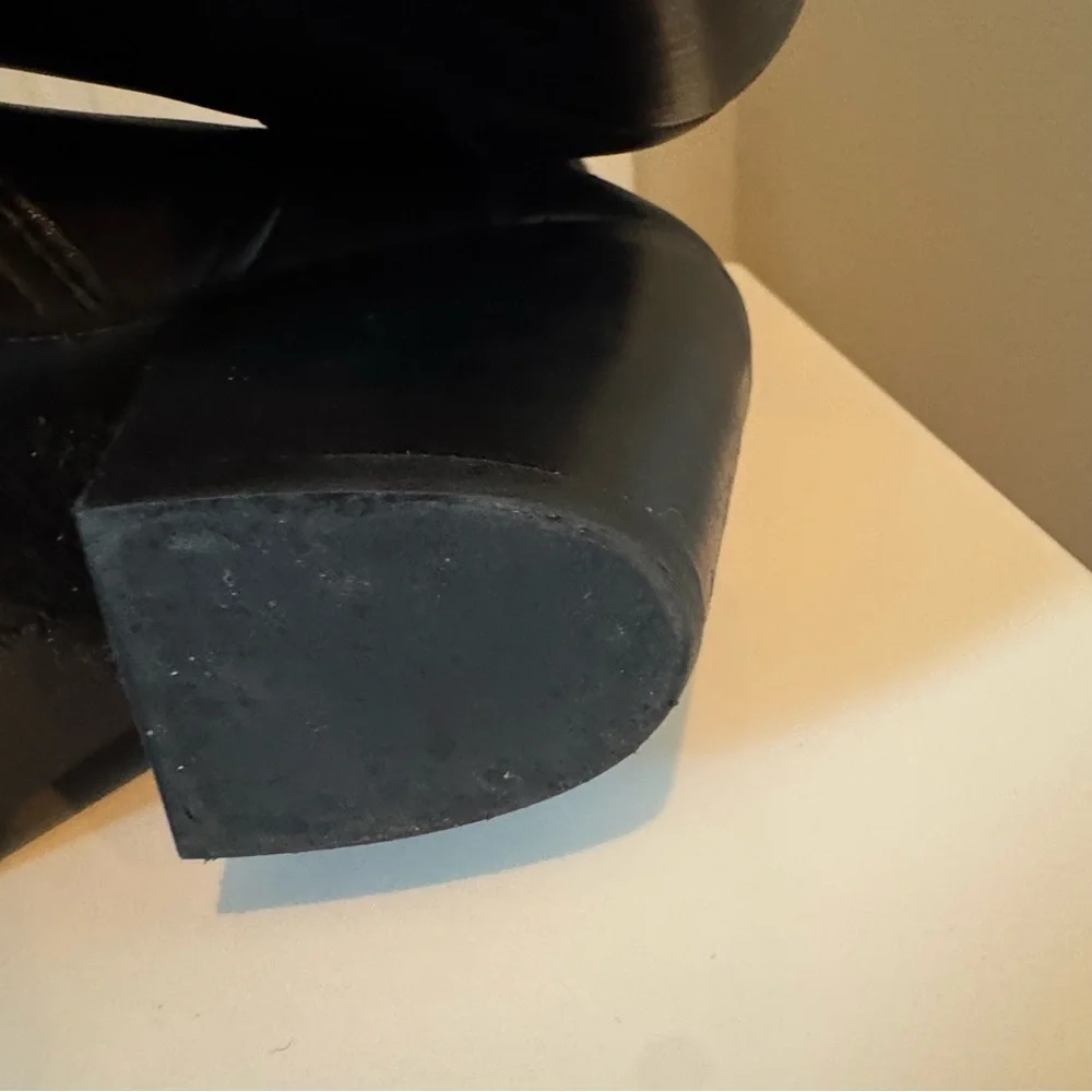 Free People Brayden Western Boots black leather.  Size 37.5 - Picture 13 of 15